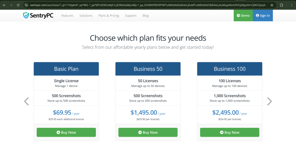 Pricing Plans